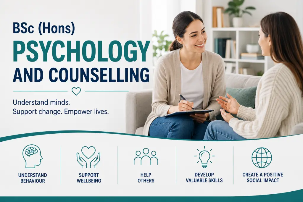 BSc(Hons) Psychology and Counselling